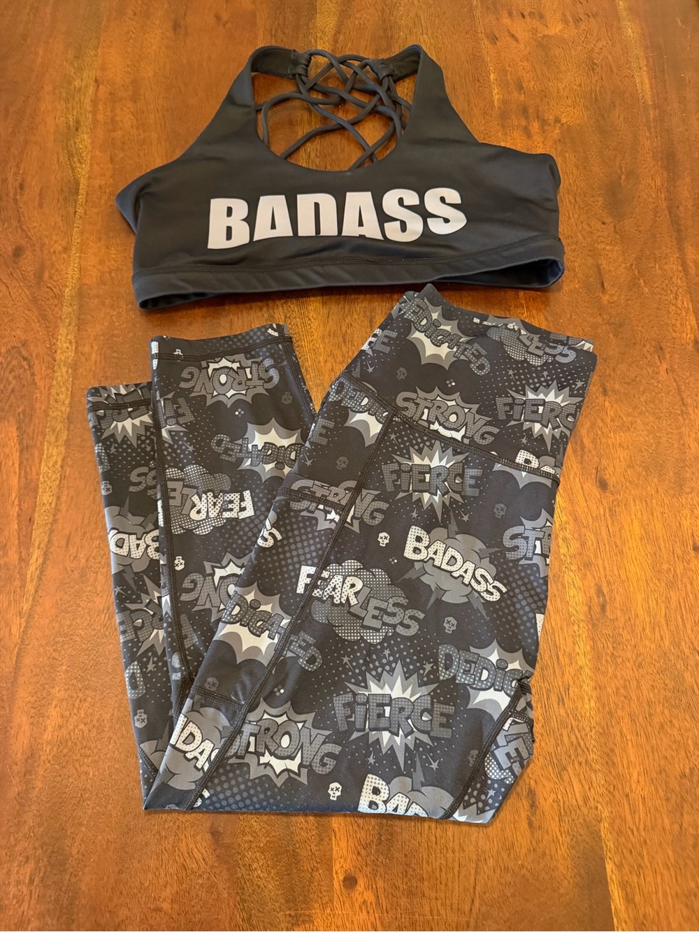 Constantly Varied Gear Fearless/BadAss No Front Seam Capri Set